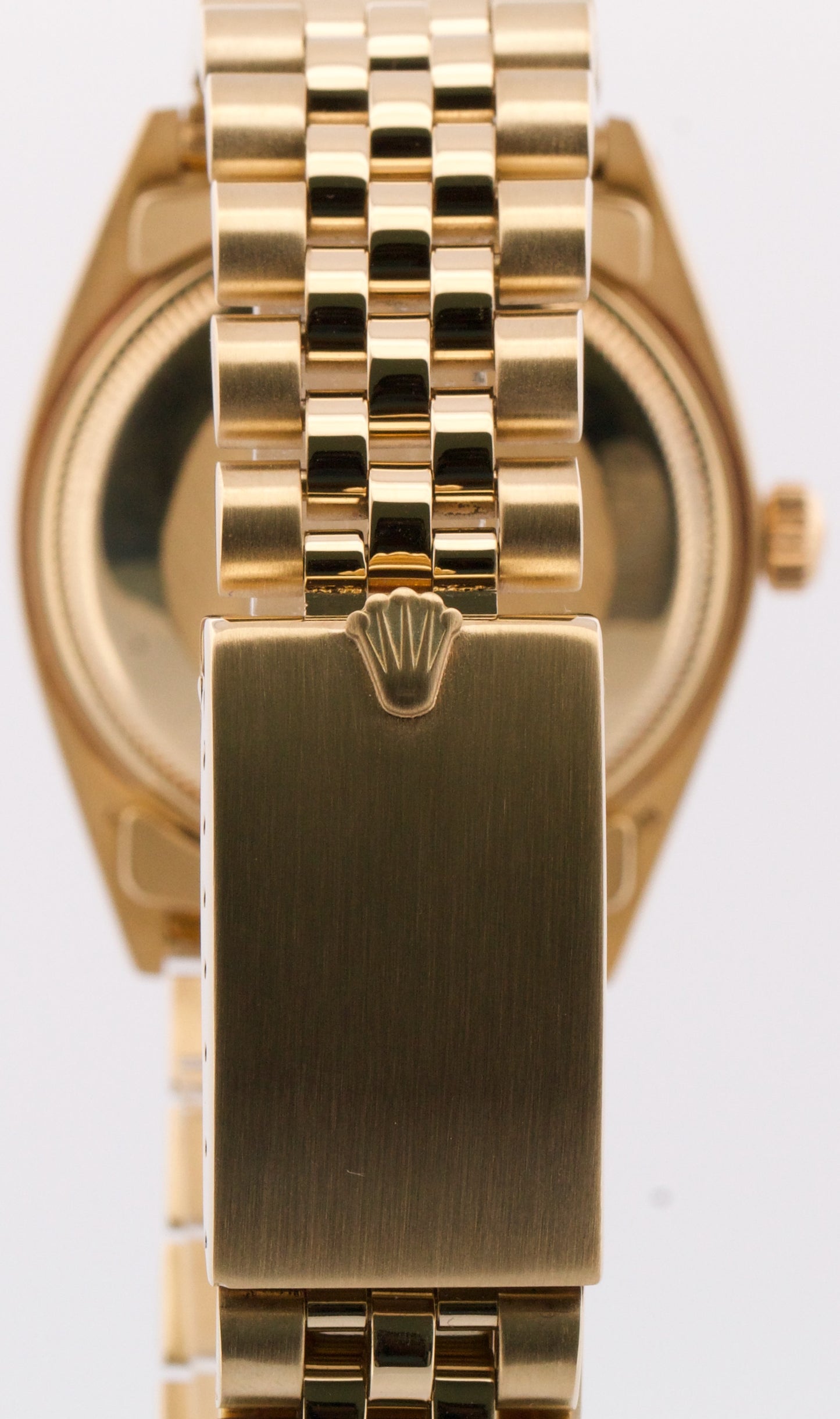 VINTAGE Rolex Oyster Perpetual Date 34mm CHAMPAGNE 14K Yellow Gold JUBILEE 1503