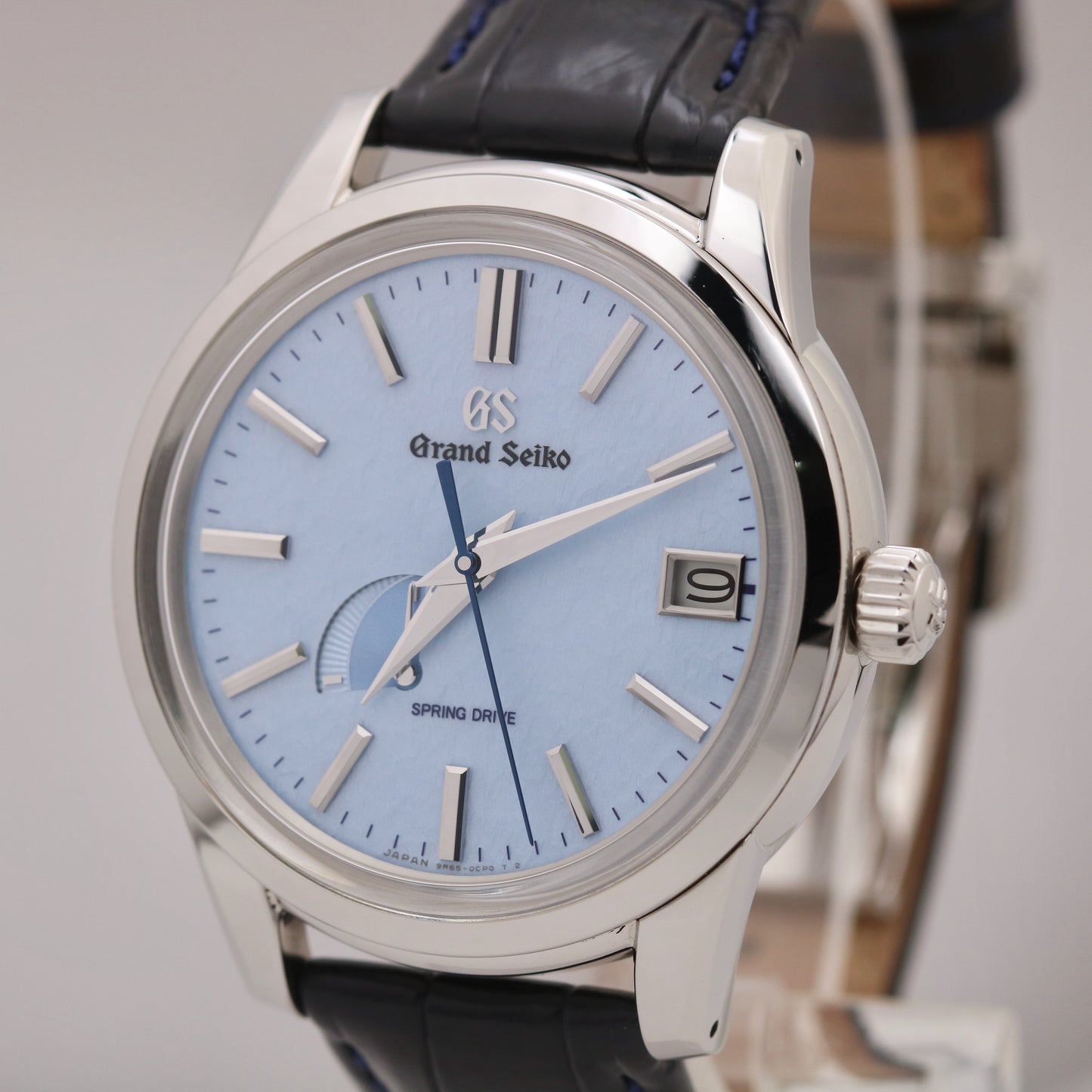 MINT 2024 PAPERS Grand Seiko Elegance SKYFLAKE 40mm BLUE Steel Date SBGA407G BOX