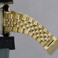 VINTAGE Rolex Oyster Perpetual Date 34mm CHAMPAGNE 14K Yellow Gold JUBILEE 1503