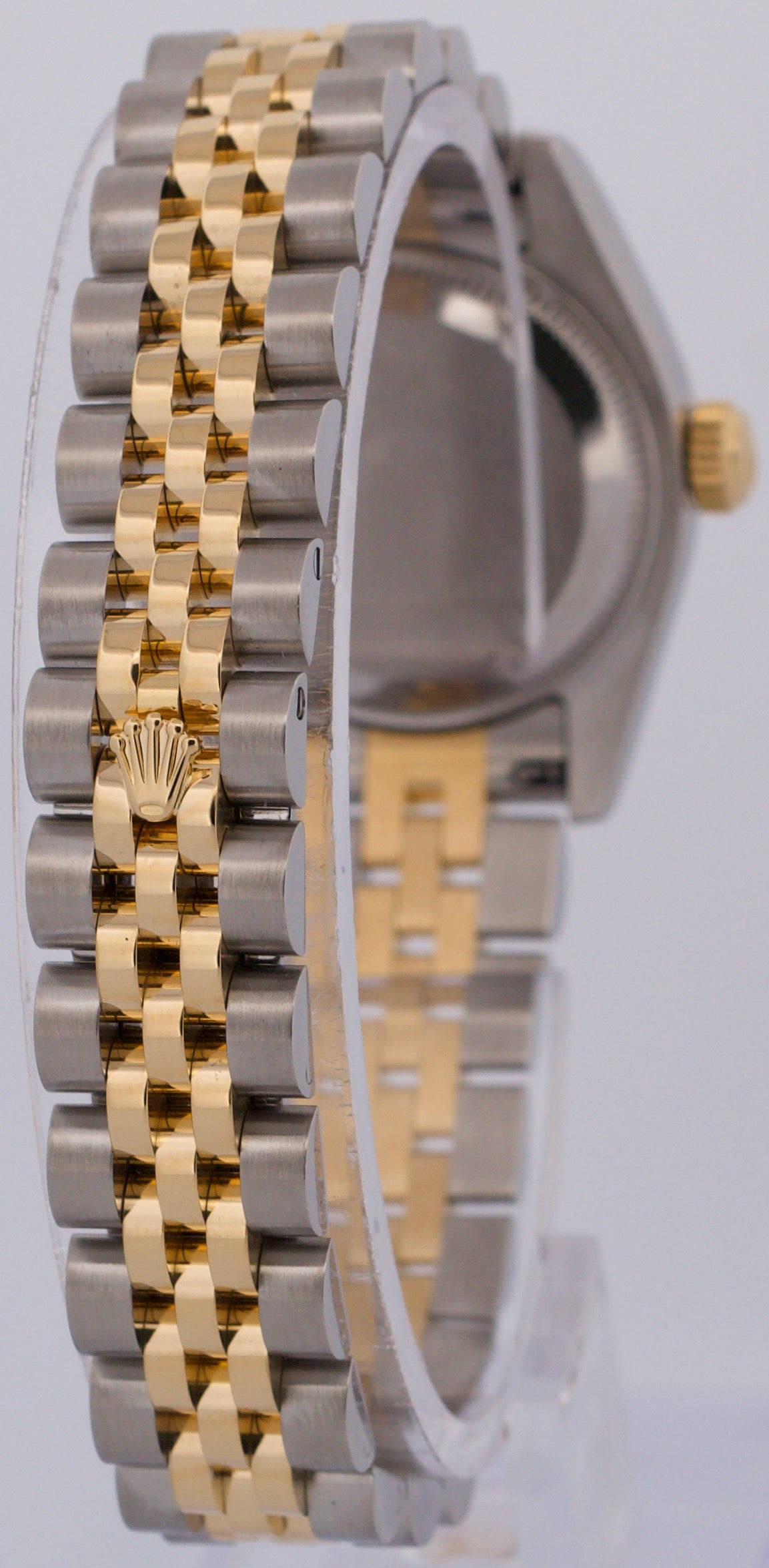 Ladies Rolex DateJust FACTORY MOP DIAMOND 18K Gold Steel 26mm JUBILEE 179173