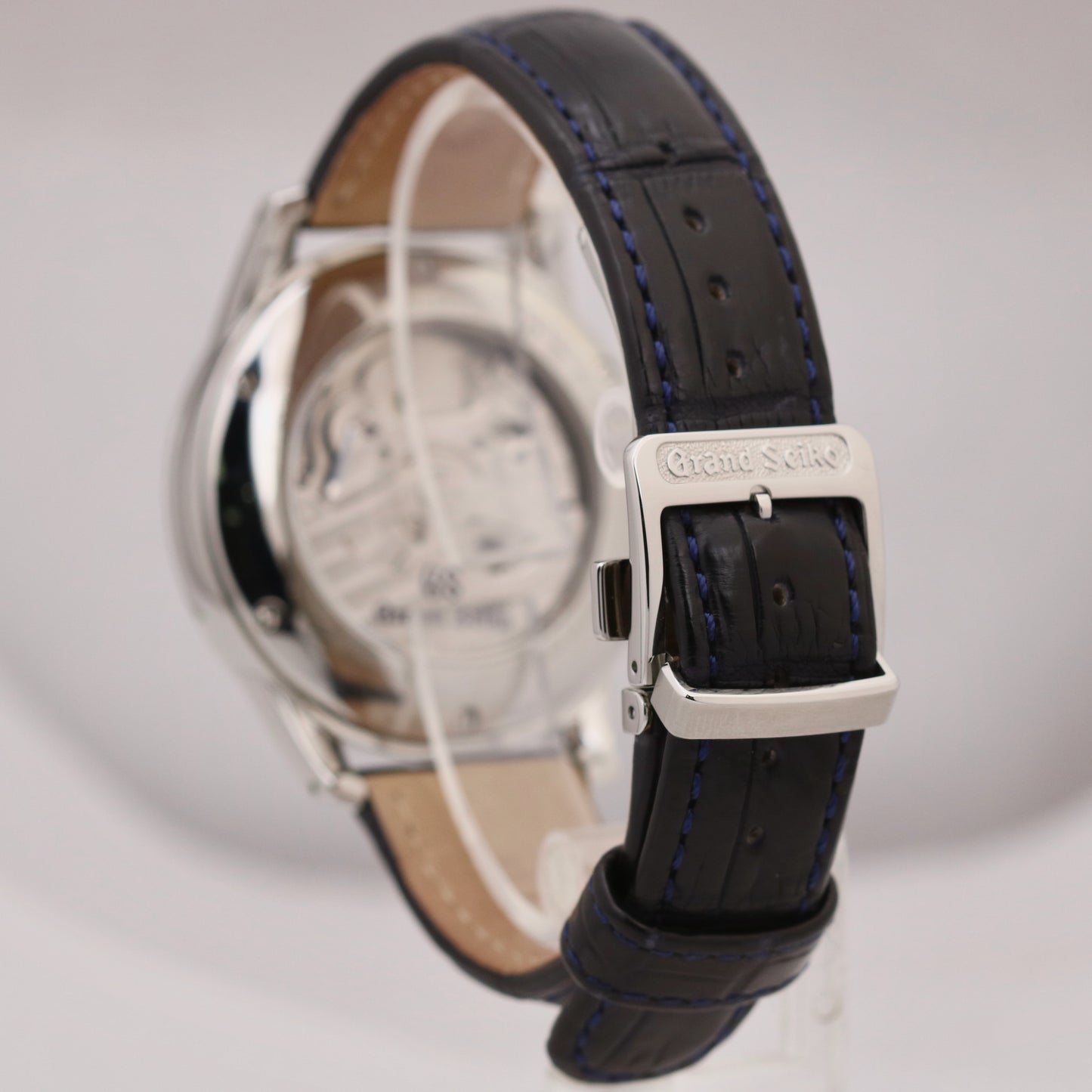 MINT 2024 PAPERS Grand Seiko Elegance SKYFLAKE 40mm BLUE Steel Date SBGA407G BOX