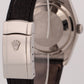 Rolex DateJust BLUE ROMAN 18K White Gold Fluted 36mm Black Leather 116139 Watch