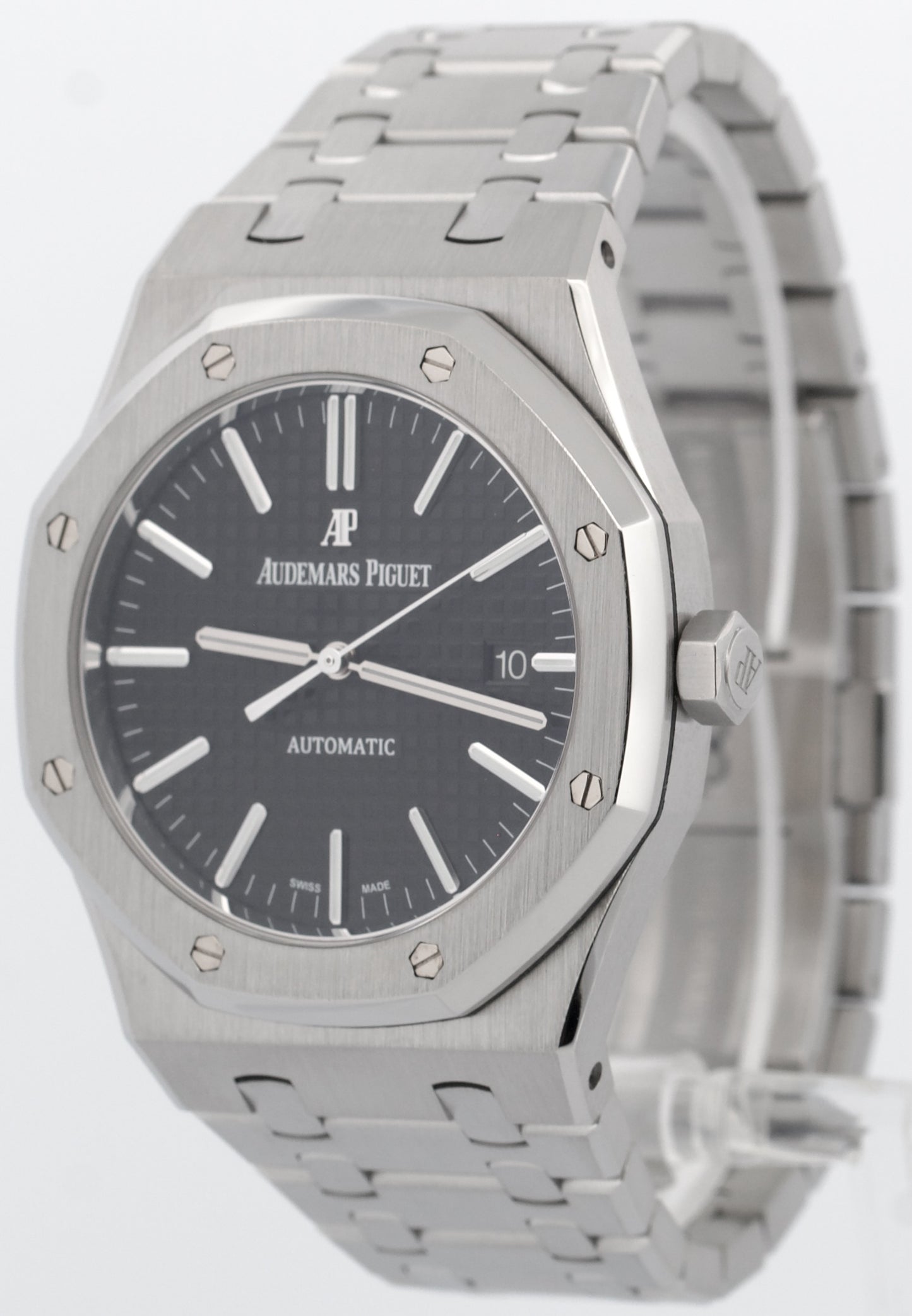 Audemars Piguet Royal Oak 15400ST.OO.1220ST.01 Black 41mm Stainless Steel Watch