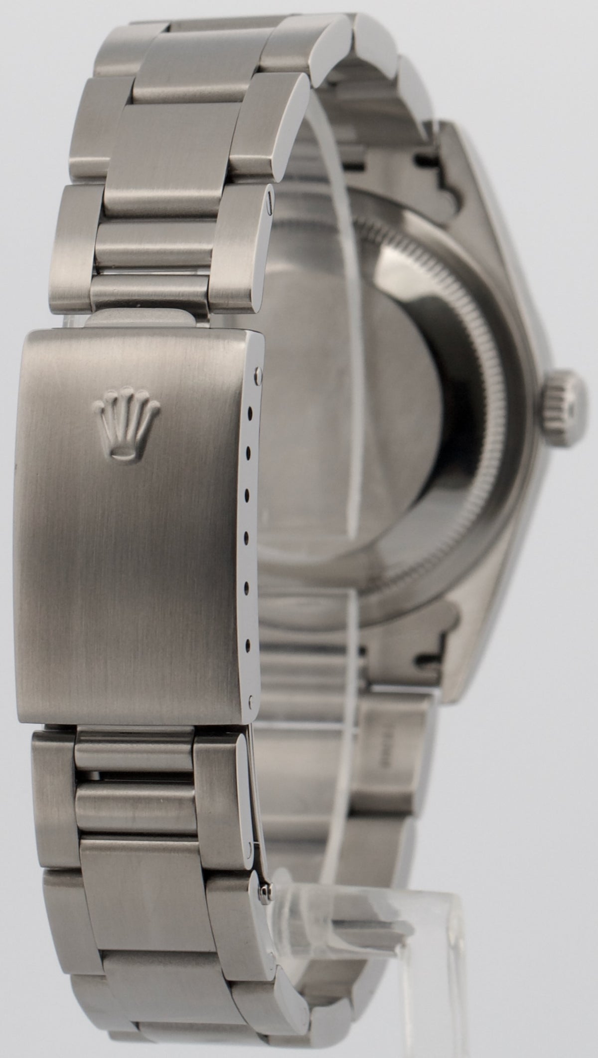 Rolex DateJust 16220 Blue Stainless Steel Engine-Turned Automatic 36mm Watch Box