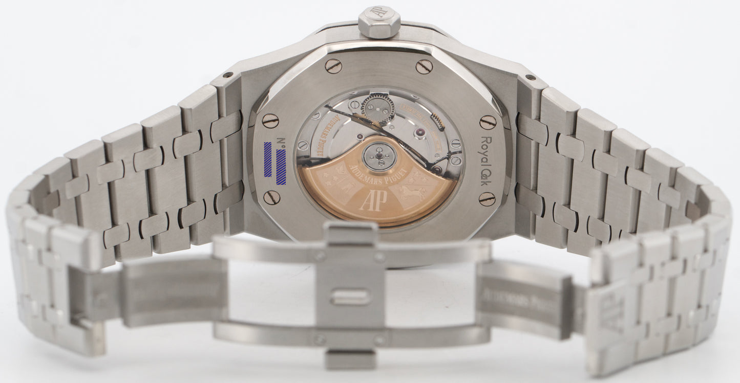 Audemars Piguet Royal Oak 15400ST.OO.1220ST.01 Black 41mm Stainless Steel Watch