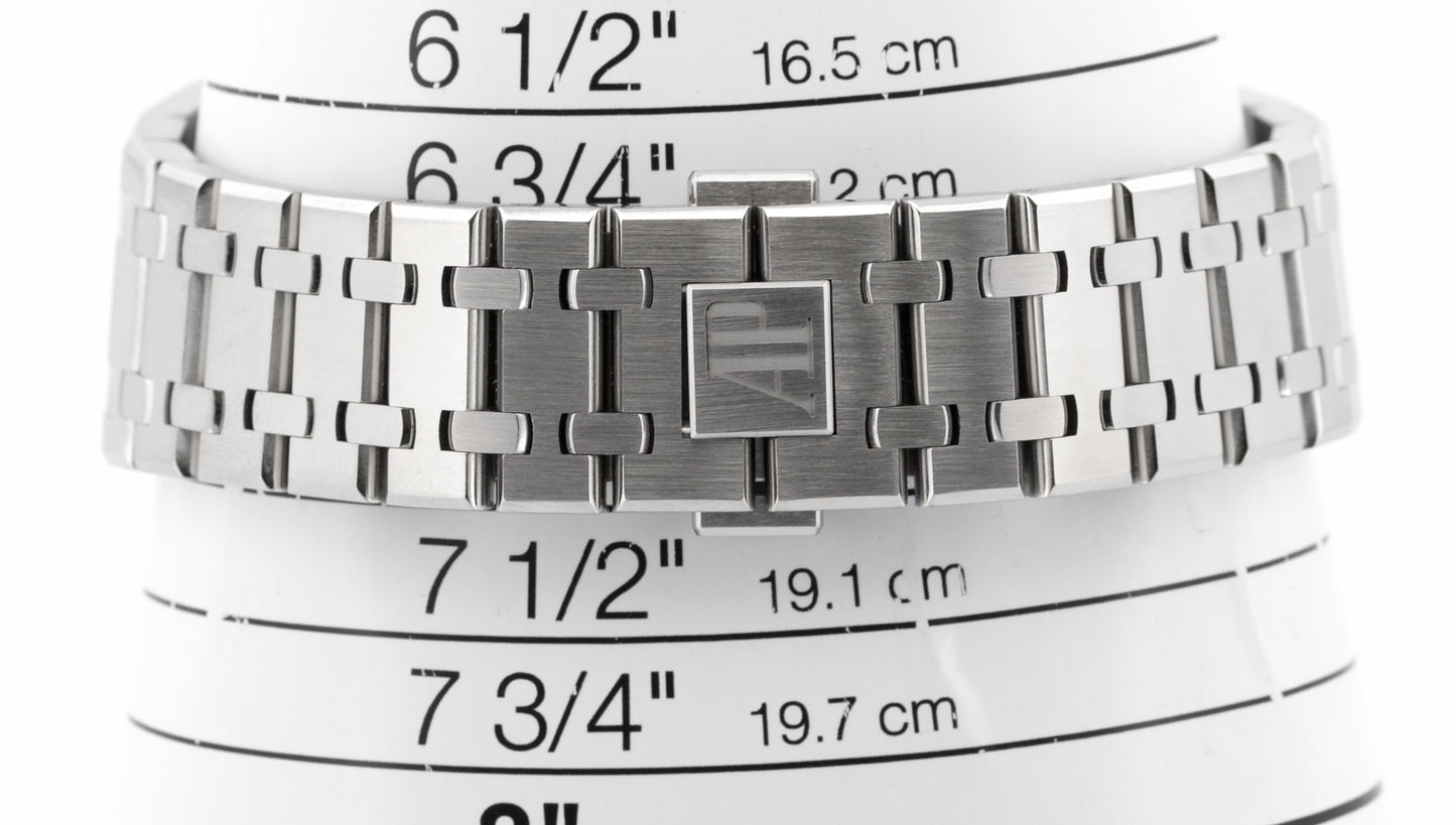 Audemars Piguet Royal Oak 15400ST.OO.1220ST.01 Black 41mm Stainless Steel Watch