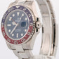 2022 PAPERS Rolex GMT-Master II PEPSI Red Blue 18K White Gold 126719 BLRO BOX
