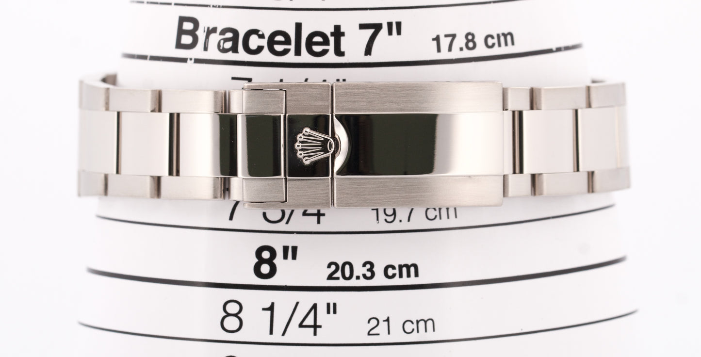 2022 PAPERS Rolex GMT-Master II PEPSI Red Blue 18K White Gold 126719 BLRO BOX