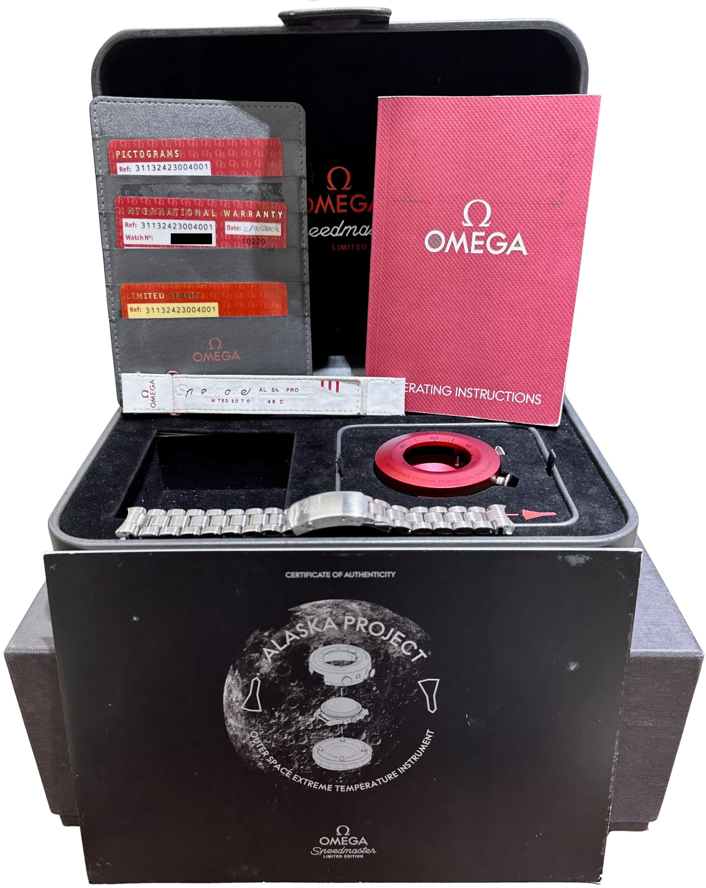 Omega Speedmaster ALASKA PROJECT 42mm Steel White Watch 311.32.42.30.04.001 B+P