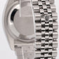 Rolex DateJust WHITE ROMAN 36mm 18K White Gold Fluted Steel JUBILEE 116234 Watch