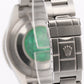 PAPERS UNPOLISHED Rolex GMT-Master II PEPSI Blue Steel RECTANGLE DIAL 16710 BOX
