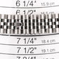 Rolex DateJust WHITE ROMAN 36mm 18K White Gold Fluted Steel JUBILEE 116234 Watch