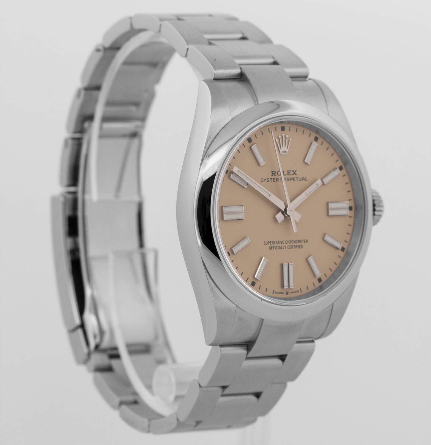 NEW 2026 Rolex Oyster Perpetual 41 BEIGE DIAL Steel 41mm Watch 134300 BOX