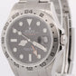 PAPERS Rolex Explorer II 42mm 216570 BLACK Stainless Steel Orange GMT Watch BOX