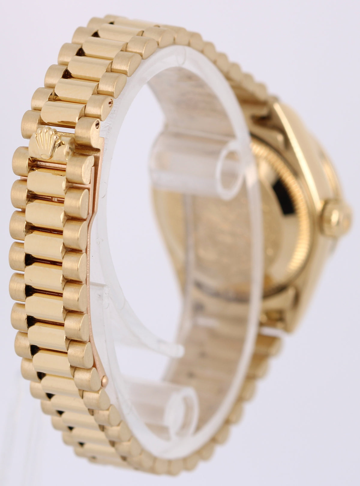 2020 RSC Vintage Rolex Datejust 69178 18k President Champagne Diamond Watch Box