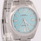 Rolex Oyster Perpetual 41mm TURQUOISE BLUE Stainless Steel Oyster Watch 124300