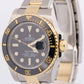 Rolex Submariner Date BLACK 40mm 116613 LN Ceramic 18K Yellow Gold Stainless BOX