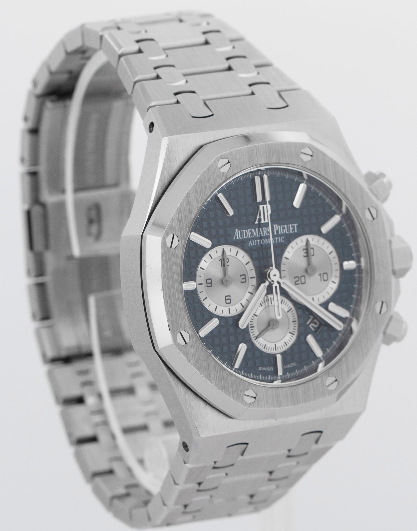PAPERS Audemars Piguet Royal Oak Chronograph BLUE 41mm 26331ST.OO.1220ST.01 BOX