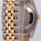 Rolex DateJust 36mm JUBILEE CHAMPAGNE DIAMOND 18K Yellow Gold Steel 116233 Watch