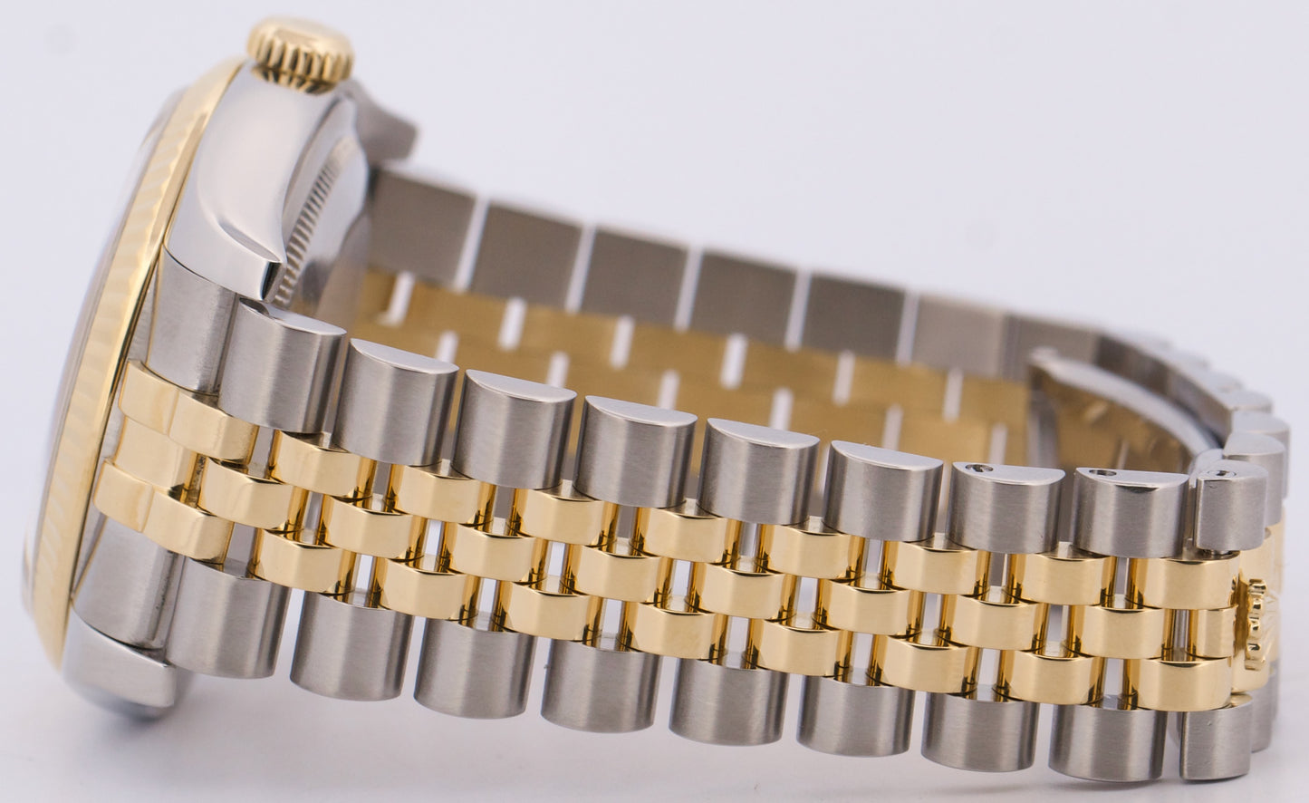 Rolex DateJust 36mm JUBILEE CHAMPAGNE DIAMOND 18K Yellow Gold Steel 116233 Watch