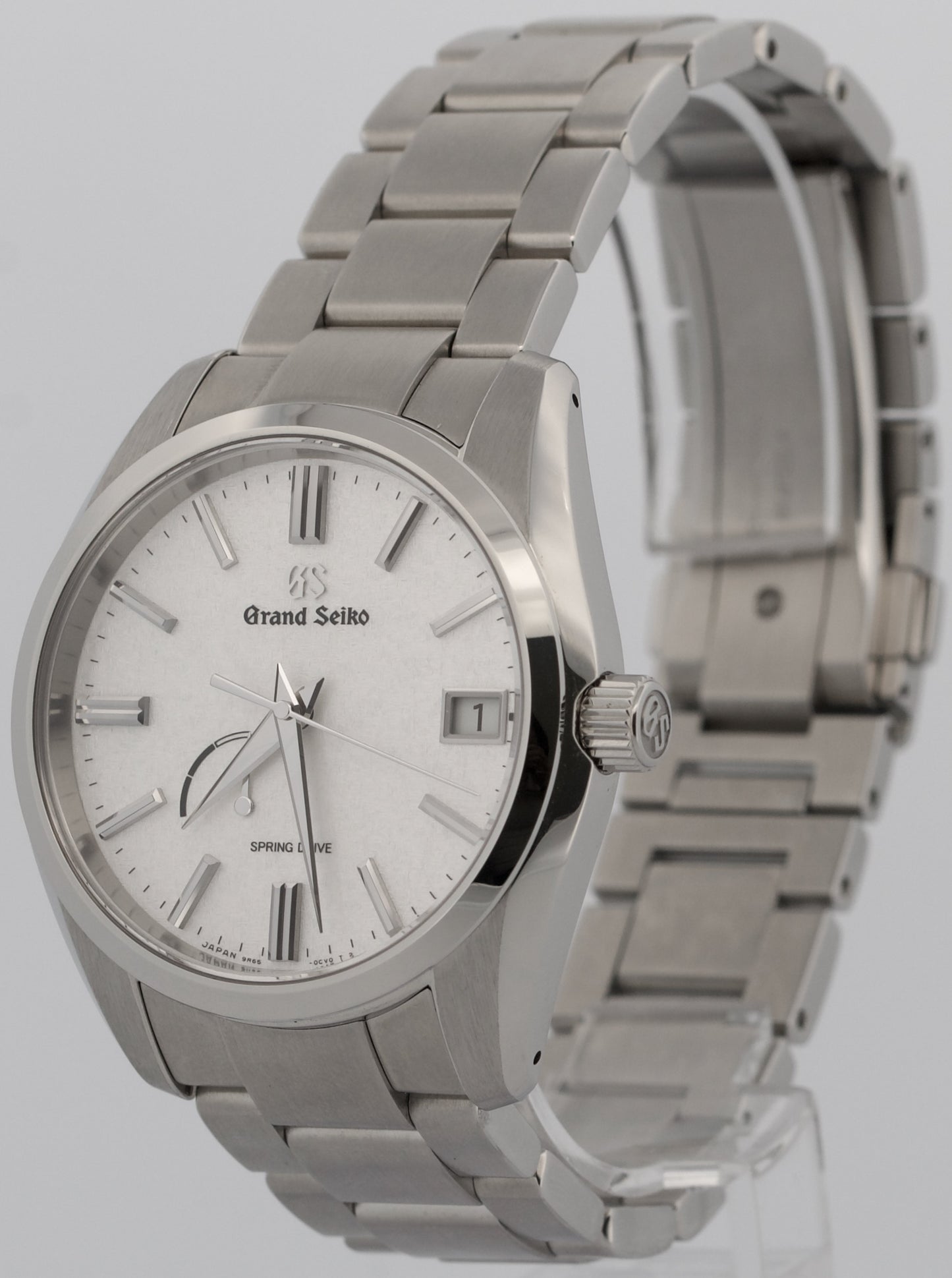 Grand Seiko Heritage SBGA465G 40mm Silver Stainless Steel Spring Drive Watch Box