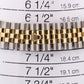 Rolex DateJust 36mm JUBILEE CHAMPAGNE DIAMOND 18K Yellow Gold Steel 116233 Watch