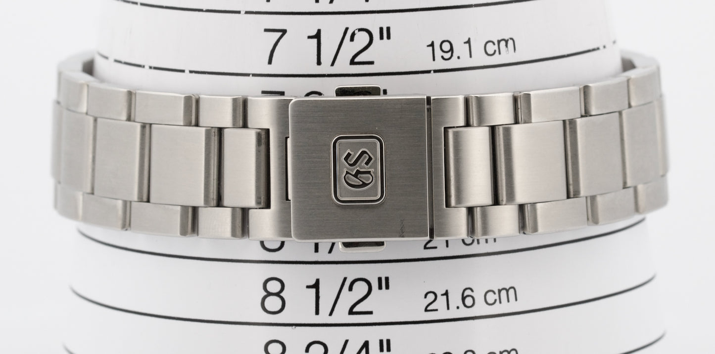 Grand Seiko Heritage SBGA465G 40mm Silver Stainless Steel Spring Drive Watch Box