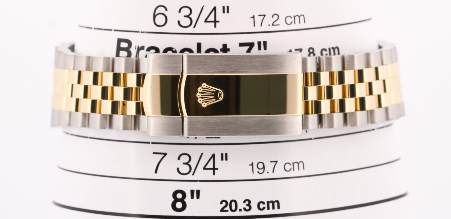 2022 PAPERS Rolex DateJust 41mm WIMBLEDON Two-Tone 18K Gold JUBILEE 126333 BOX