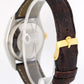 Vintage Rolex Date 1505 Two-Tone 18k Gold Engine Turned Silver 34mm Watch