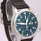 MINT PAPERS IWC Pilot GREEN 43mm Stainless Leather Chronograph IW378005 BOX