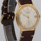 VINTAGE Patek Philippe Calatrava 36mm Silver AUTOMATIC 18K Yellow Gold 3445