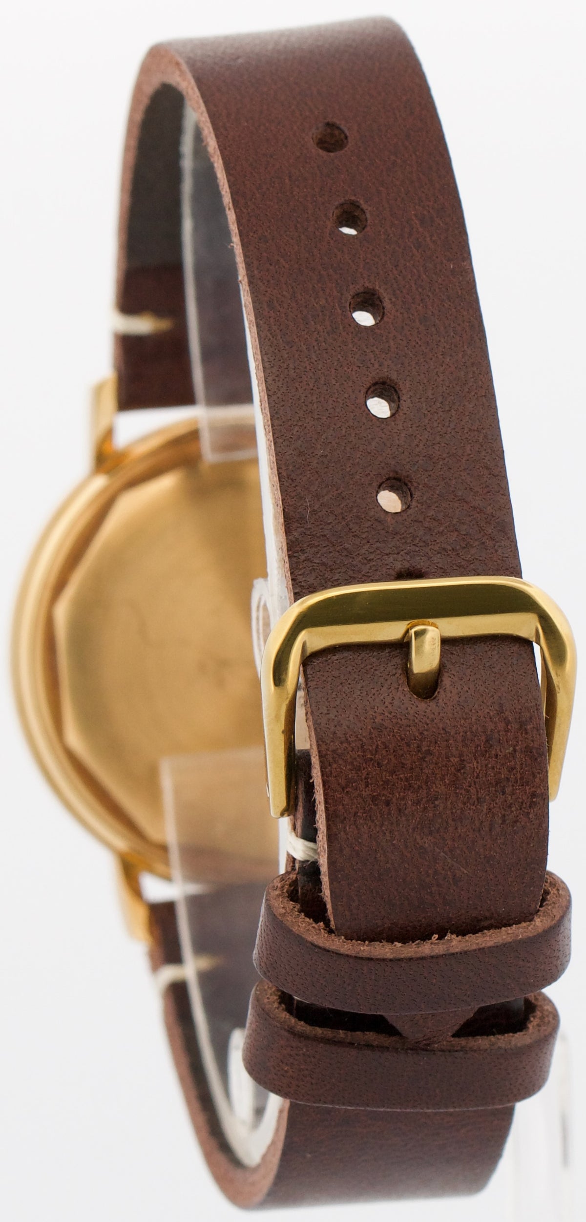 VINTAGE Patek Philippe Calatrava 36mm Silver AUTOMATIC 18K Yellow Gold 3445