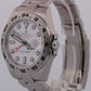 New Stickered Rolex Explorer II 216570 Polar White Steel NOS 42mm Box Papers