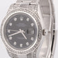 Rolex DateJust II 41mm BLACK DIAMOND Stainless Steel Oyster Date 116300 Watch