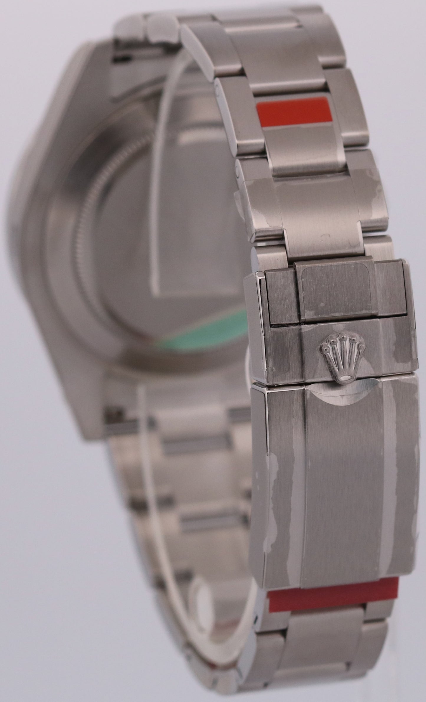 New Stickered Rolex Explorer II 216570 Polar White Steel NOS 42mm Box Papers