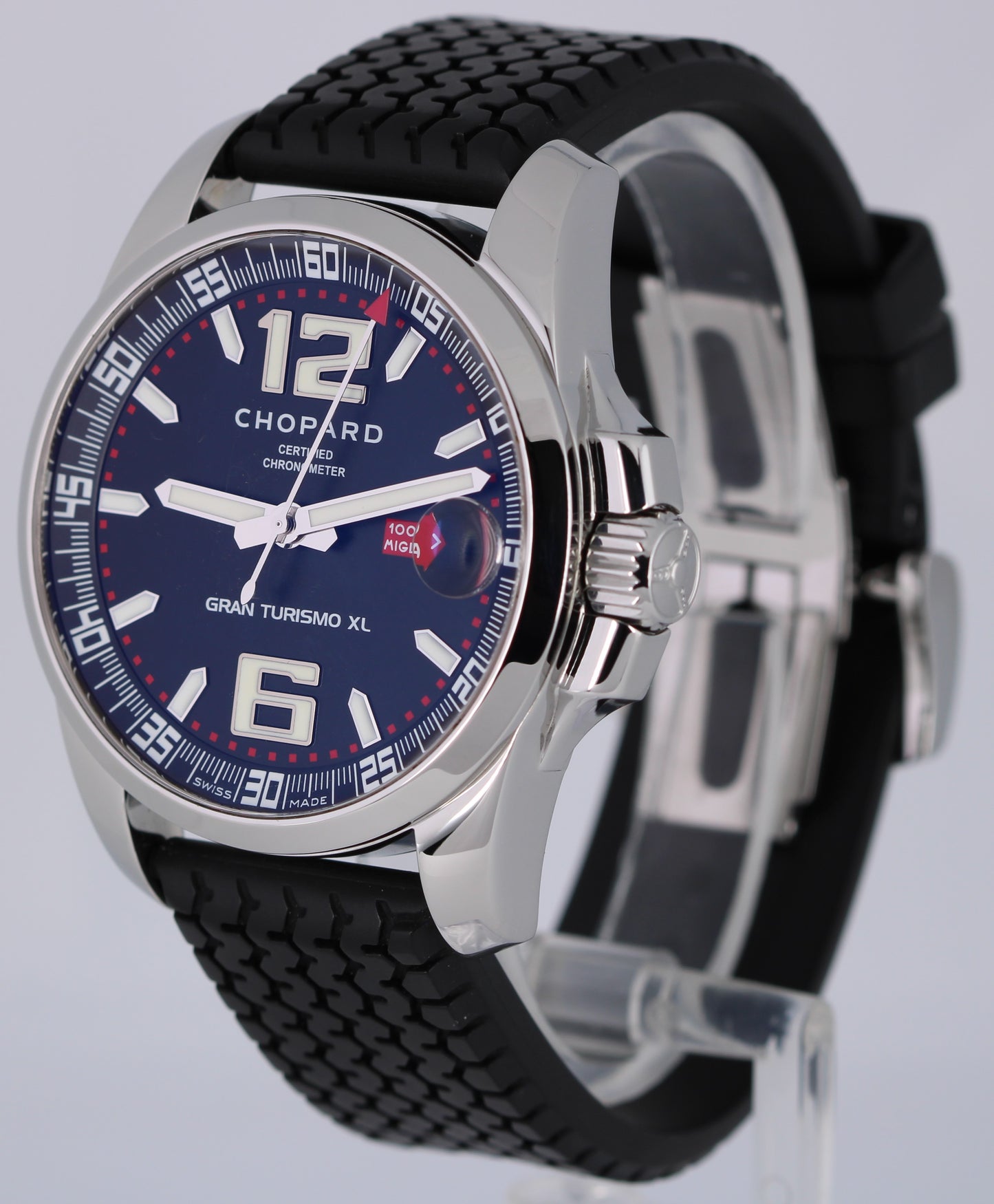 Chopard Gran Turismo XL Mille Miglia GT XL Stainless Steel Black 44mm 8997 Watch