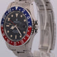 1986 Rolex GMT-Master 16750 Pepsi Black Red Blue Oyster Stainless Steel 40mm