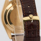 Rolex Day-Date II 218238 Champagne Diamond 18K Yellow Gold Leather 41mm Watch