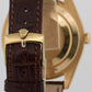 Rolex Day-Date II 218238 Champagne Diamond 18K Yellow Gold Leather 41mm Watch