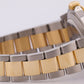 Rolex Submariner Date 40mm BLUE Two-Tone 18K Gold NO-HOLES Steel 16613 Watch