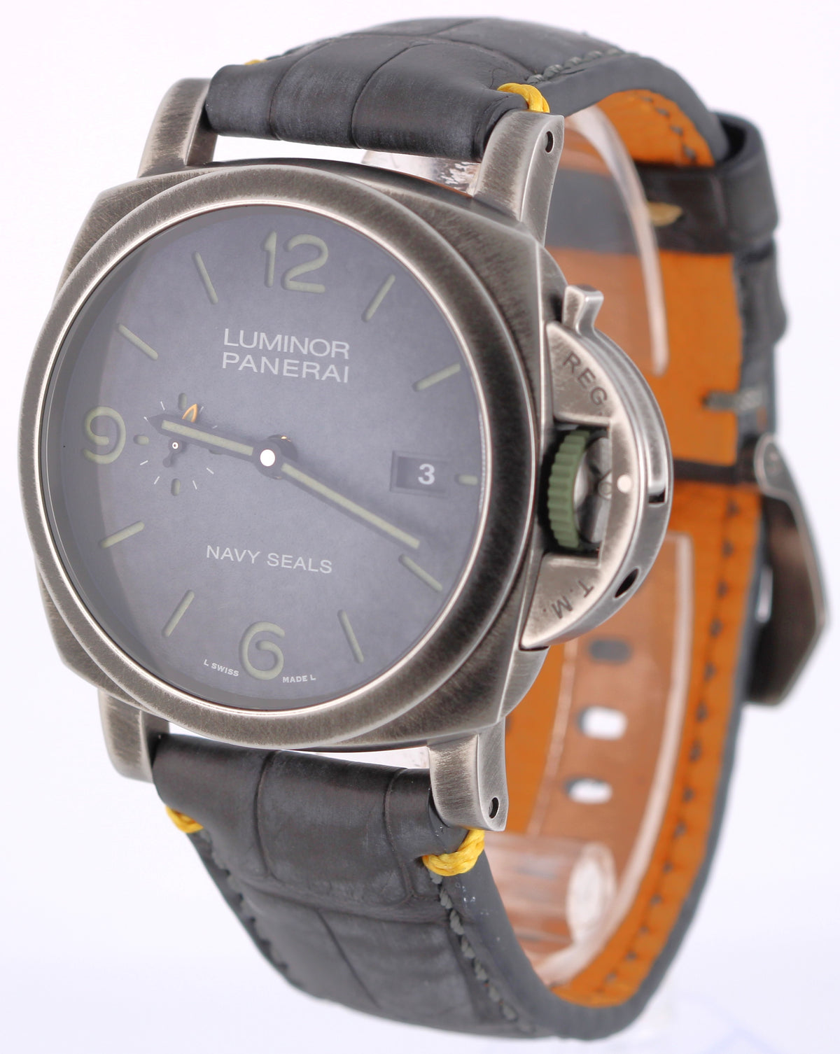 2024 Panerai Luminor Marina Navy Seals PAM01412 Burnito Gray 44mm Watch Papers