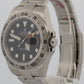 NOS Stickered Rolex Explorer II 216570 Black Stainless Steel 42mm Box Papers