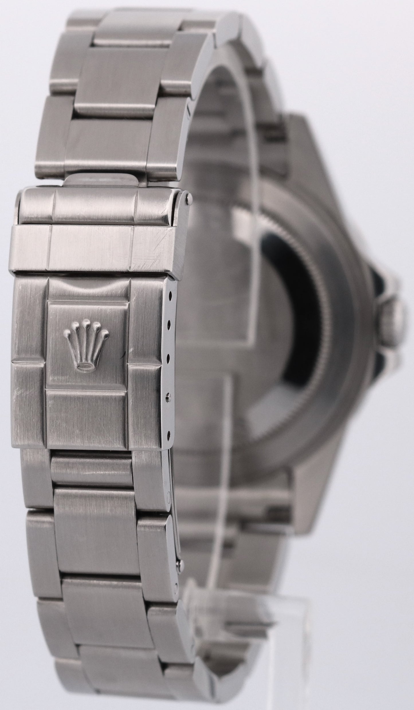 Rolex Explorer II 16570 Black Rehaut 3186 Stainless Steel No-Holes 40mm Watch