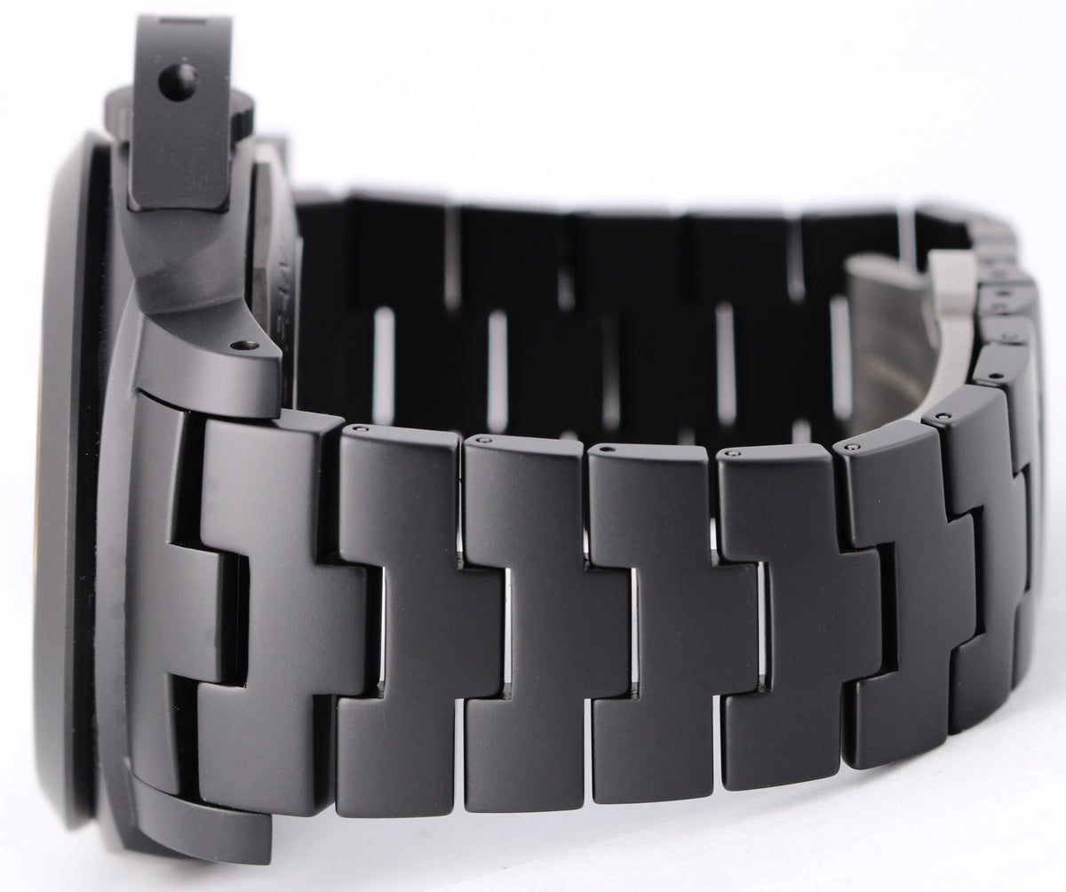 2013 Panerai Luminor Tuttonero GMT Ceramica PAM00438 Black 44mm Watch Box Papers
