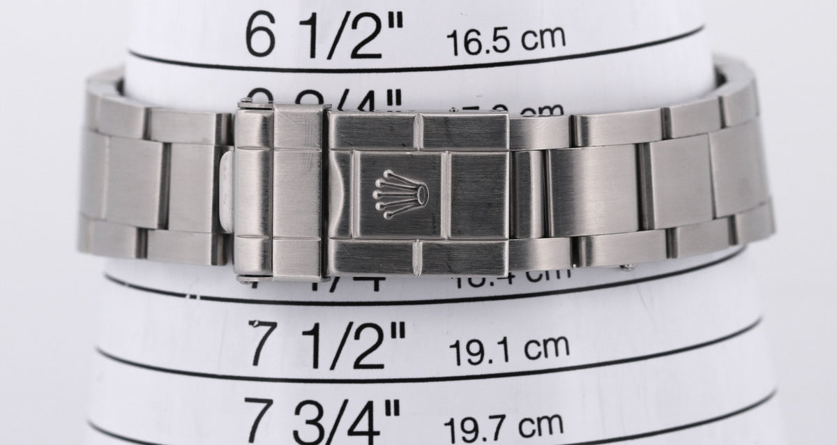Rolex Explorer II 16570 Black Rehaut 3186 Stainless Steel No-Holes 40mm Watch