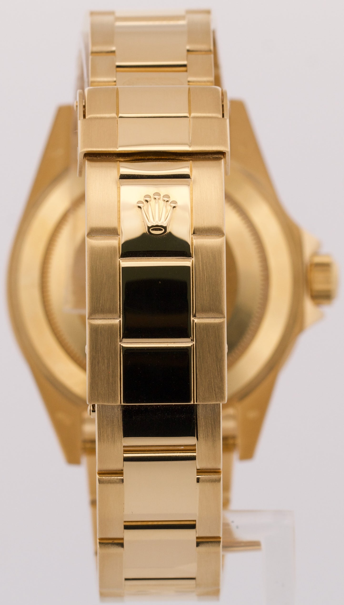 2006 PAPERS Rolex Submariner Date BLUE Yellow Gold 40mm Watch 16618 Watch BOX