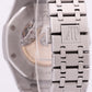 PAPERS Audemars Piguet Royal Oak WHITE Stainless 41mm 15400ST.OO.1220ST.02 BOX