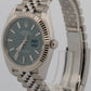 2025 Rolex DateJust 126334 Mint Green Motif Steel Jubilee 41mm Watch Box Papers
