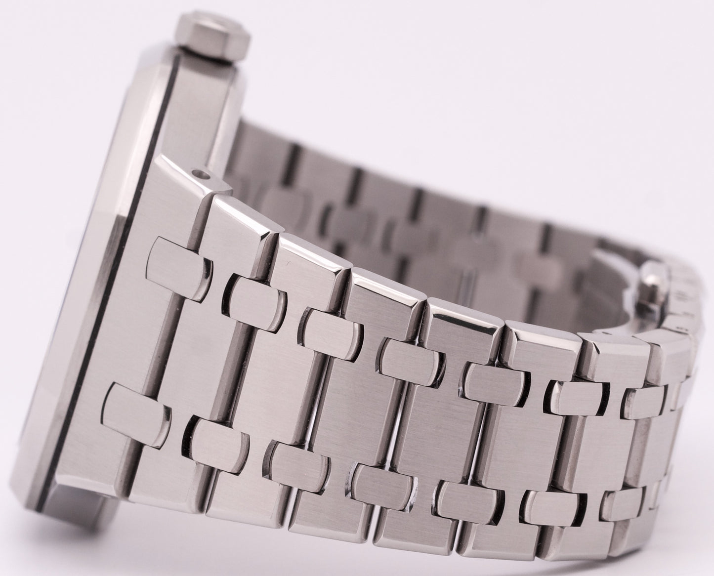 PAPERS Audemars Piguet Royal Oak WHITE Stainless 41mm 15400ST.OO.1220ST.02 BOX