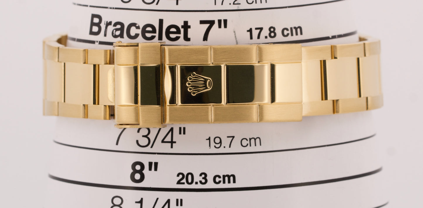 2006 PAPERS Rolex Submariner Date BLUE Yellow Gold 40mm Watch 16618 Watch BOX